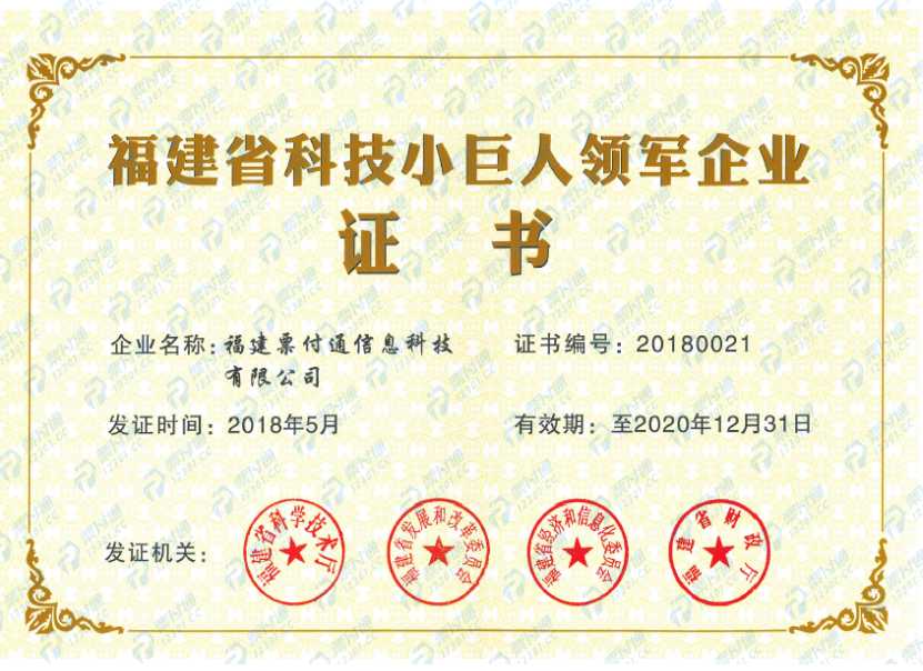 科技小巨人領(lǐng)軍企業(yè)